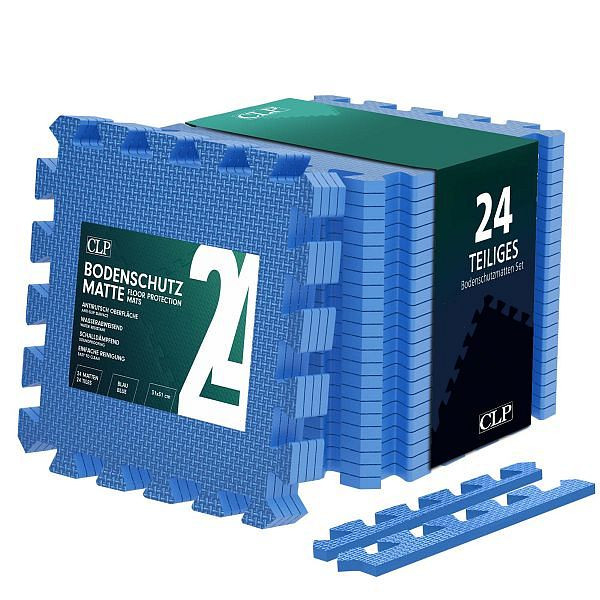 CLP 24er Bodenschutzmatte 31x31, blau, 326476, 4255716361228