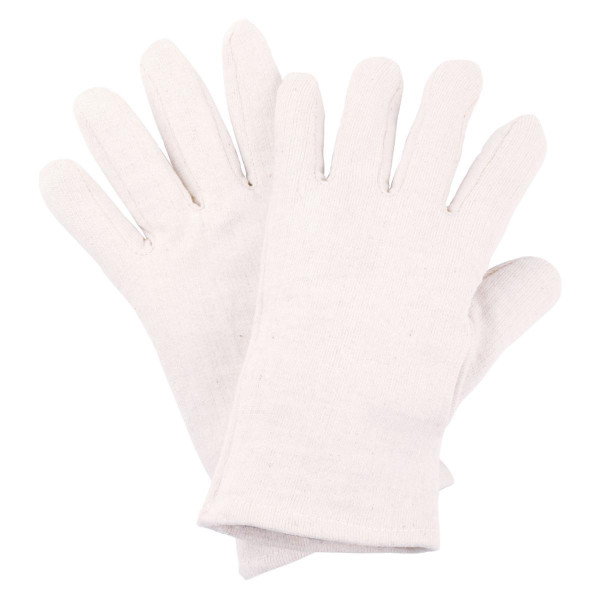 NITRAS Baumwoll-Jersey-Handschuhe, naturfarben (Farbcode: 1600), Größe: 10, VE: 240 Paar, 5010-10