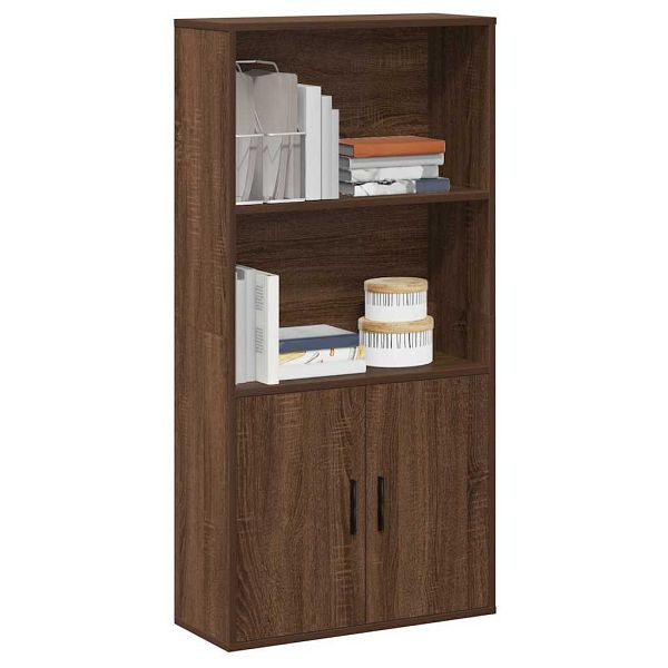 vidaXL Bücherregal Braun Eichen-Optik 60x24x120 cm Holzwerkstoff, 860424