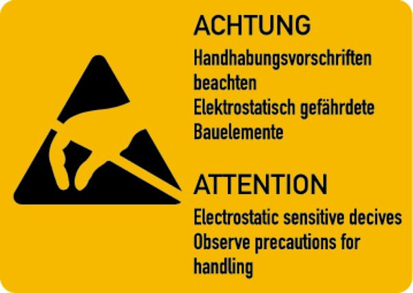 Schilder Klar Maschinenkennzeichnung Handhabungsvorschriften beachten, 52x37 mm Folie selbstklebend, 7548/61