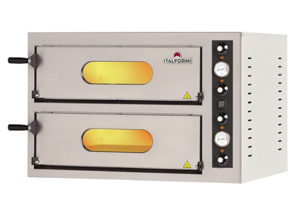 KBS Pizzaofen Compact 4 für 4+4 Pizzen ø32cm elektro 9 kW, 2 Backkammern, 50521014