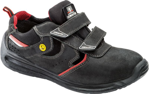 Lemaitre Super X Fresh S1P Sicherheitssandale, schwarz, Größe: 39, 126039