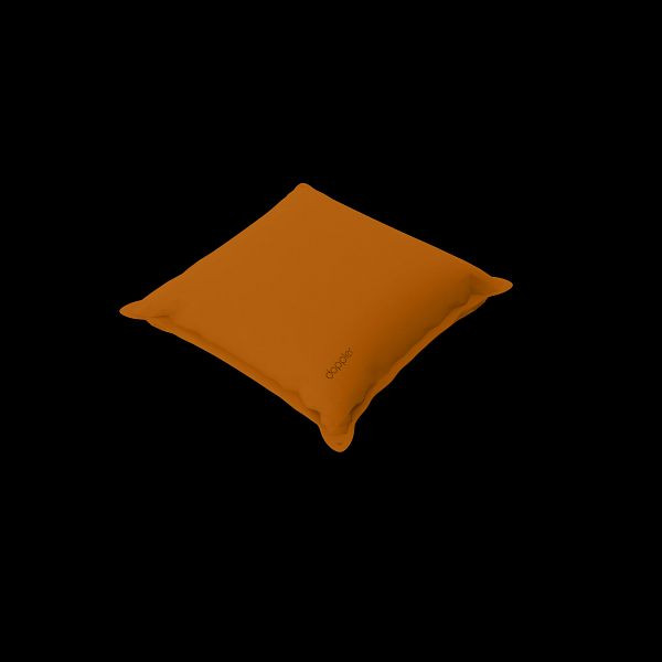 doppler Zierkissen CITY ca. 45x45xca. 14cm, mit Stehsaum und Hotelverschluss, orange, uni, 5695244411