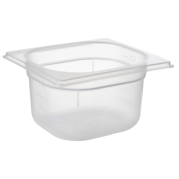 APS GN 1/6 Behälter, 17,6 x 16,2 cm, Tiefe: 100 mm, Polypropylen, 1,5 Liter, 82138