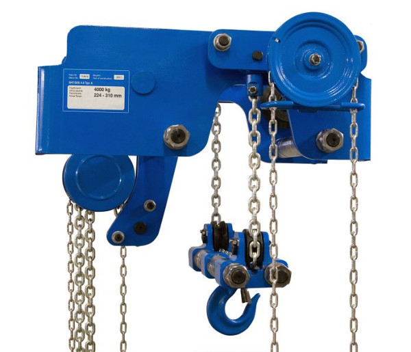 SHT Stirnradflaschenzug/Kettenzug mit Haspelfahrwerk, Tragfähigkeit: 3, 2t, 7138703