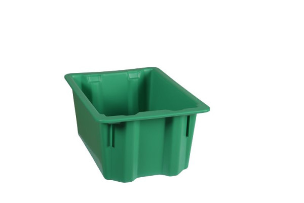 Plastipol-Scheu K 400/1 POLYBOX PP GRÜN, 400 mm x 280 mm x 180 mm, 28410017