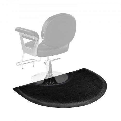 VEVOR halbrunde Salonmatte 905x1220 mm, 13 mm Anti-Ermüdungsmatte, leicht zu reinigen, PVC-Oberfläche, abgeschrägte Kanten, SLDBYD12INCHKZ382V0