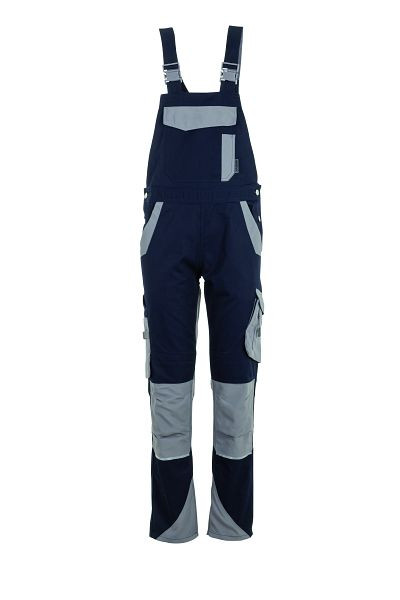Planam Norit Damen Latzhose, schwarzblau/zink, Größe 38, 6539038