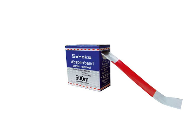 Schake Absperrband, VE: 500 m, Rolle im Spezialkarton, 3WT8500, 4250384726690