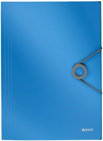 LEITZ 4563 Dreiflügelmappe Solid, A4, PP, hellblau, 4563-10-30