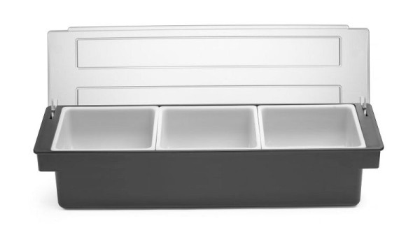 Bar up Zutatenbox - 3 Behälter, transparent, Kunststoff, 552018
