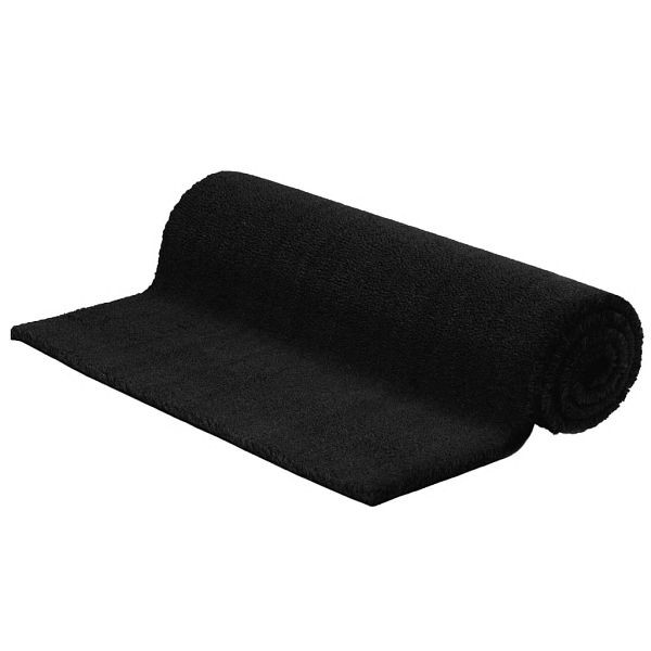 vidaXL Fußmatte Schwarz 100x300 cm Kokosfaser Getuftet, 155582