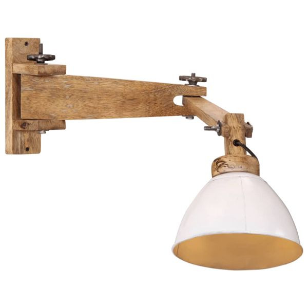 vidaXL Wandleuchte 25 W Weiß E27, 371912, 8721012159662