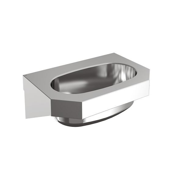 KWC Einzelwaschtisch, ANIMA, Edelstahl, 360x150x250 mm, ohne Hahnlauf, ohne Überlauf, 2030500578