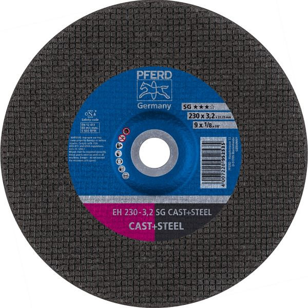 Pferd Trennscheibe EH 230-3,2 SG CAST+STEEL, VE: 25 Stück, 61324221