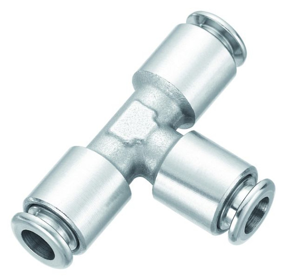 Prevost Gleichseitiges T-Stück - RMT ET, für Schlauch mit Außen-Ø= 6 mm, VE: 10 Stück, RMT ET0606