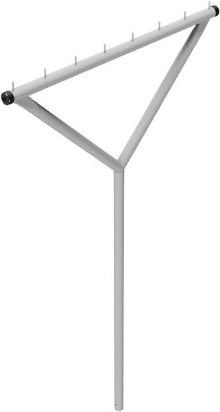 Schake Wäschetrockengerüst Y-Form, aus Stahlrohr Ø 60 mm, 419_400
