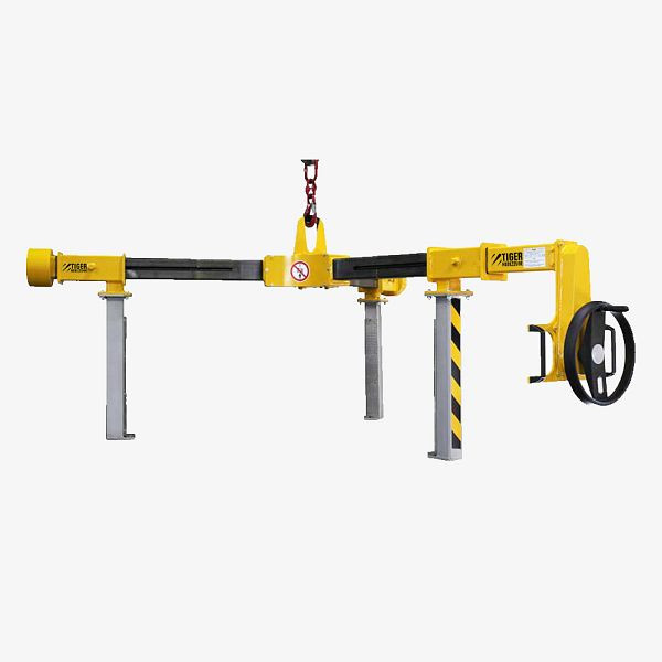 TIGER Hebezeuge Spindelgreifer - ST3-SU, Traglast: 1.000 kg, Greifbereich-Ø: 500-1.500 mm, ST3-SU-100-1500-500_VHR