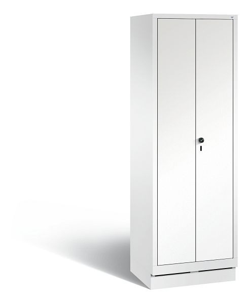 C+P Spind Evolo, 2 Abteile, H1800xB610xT500 mm, Weiß/MDF Weiß, 48022-20B S10063