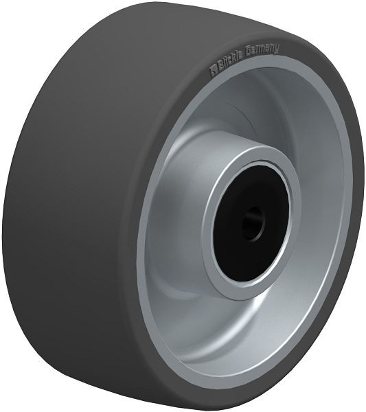 Blickle ALSI 100/8HKA Rad aus Silikon-Gummi, Schwarz, 753364