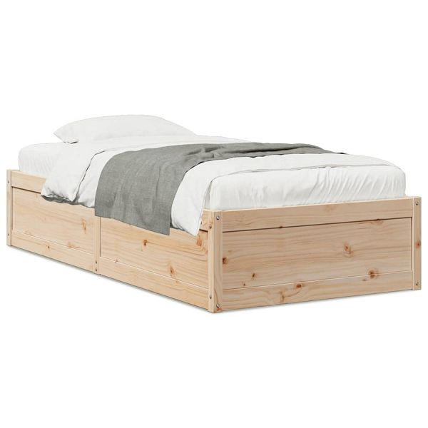 vidaXL Massivholzbett 75x190 cm Kiefer, 846846, 8721102647840