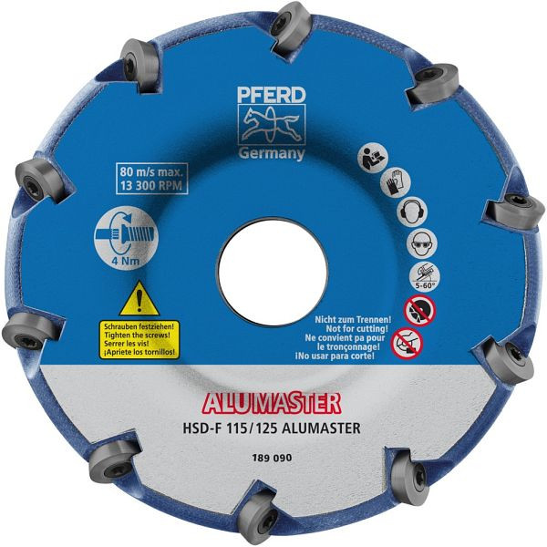 Pferd High Speed Disc ALUMASTER HICOAT HSD-F 115/125 ALUMASTER HICOAT, 22000012
