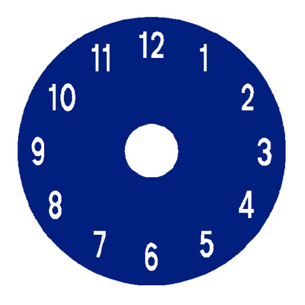 Stein HGS Spielplatzmarkierung DecoMark® Hüpfspiel 'Uhr', 12946