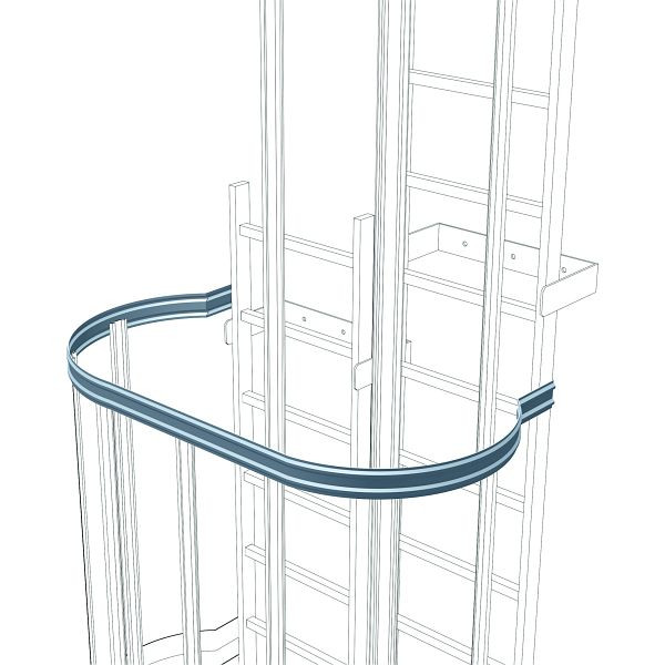 ZARGES Rückenschutzbügel für versetzte Ausführung, verzinkt, 43247