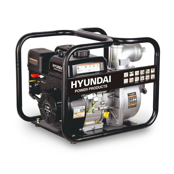 HYUNDAI Benzin-Wasserpumpe, Motorleistung 5.4 PS, Max. Förderhöhe 28 m, GWP57647