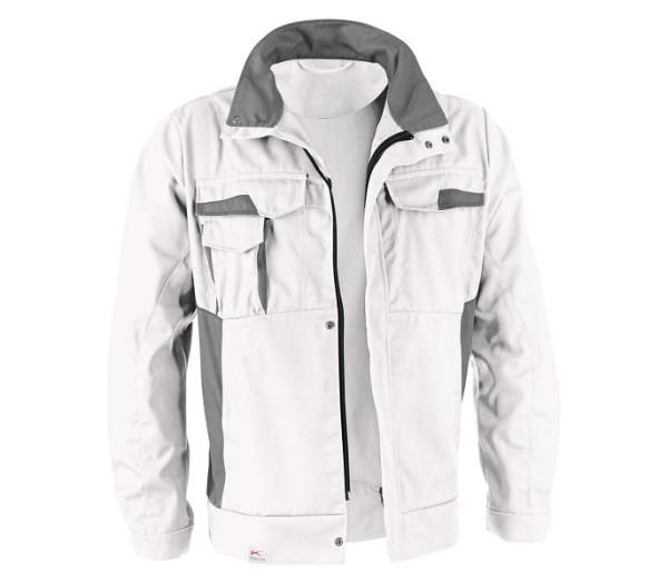 Kübler VITA mix Jacke, Farbe: weiß/mittelgrau, Größe: S, 1L45 5365-1095-S