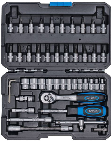 SW-Stahl Steckschlüsselsatz, 1/4", 48-teilig, 07748L, 4033592139304
