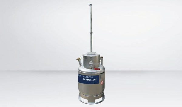 Seppeler Behälter Rietberg Gefahrstoffsammler GS-T-elh 250, LxBxH: 750x750x1050mm, 237 Liter, innen und außen feuerverzinkt, 71371