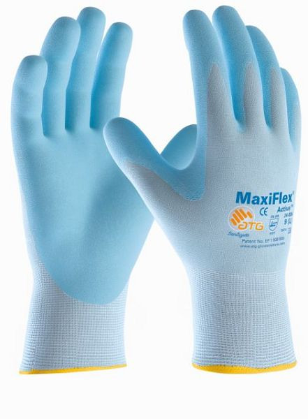 ATG (34-824) Nylon-Strickhandschuhe "MaxiFlex Active", VE: 12 Paar, 2460-8