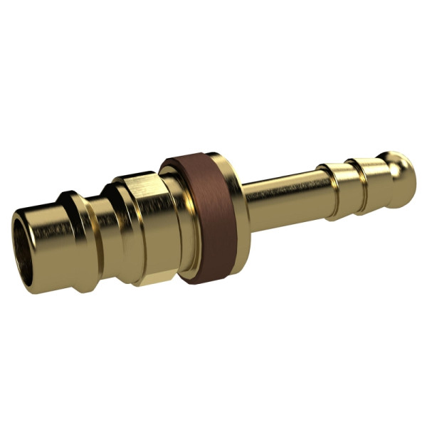 Riegler Unverwechselbare Einstecktülle NW 7,8, MS blank, Tülle LW6, braun, 137564