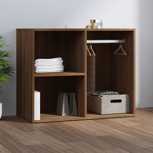 vidaXL Regal für Schminktisch Braun Eichen-Optik 80x40x65 cm, 820507