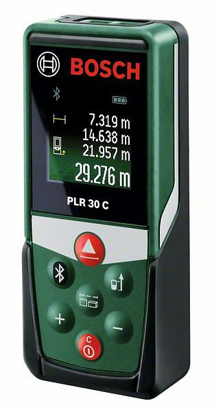 Bosch Digitaler Laser-Entfernungsmesser PLR 30 C, 0603672100