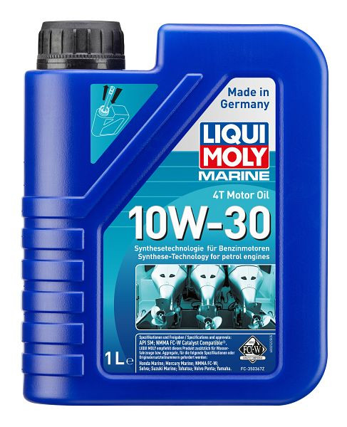 LIQUI MOLY Motoröl Marine 4T Motor Oil 10W-30, Kanister Kunststoff, VE: 1 Liter, 25022