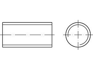 Gewindebolzen DIN 976 8.8 U AM 16 x 2000 feuerverzinkt Gewindetoleranz 6h VE=S