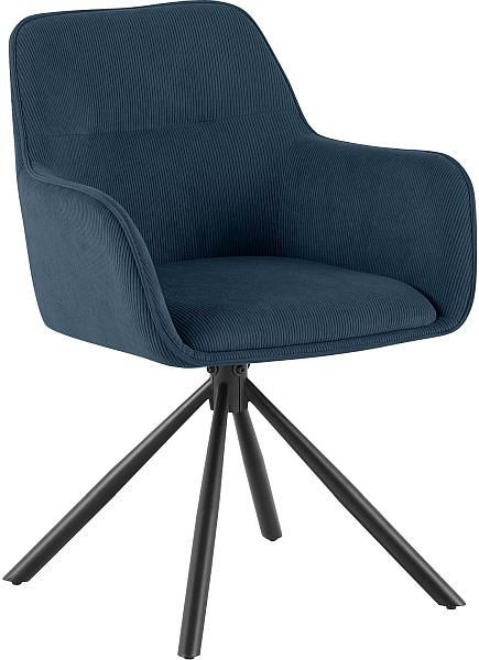 CLP Stuhl Tipton Cord, blau, 327417, 4255716377281