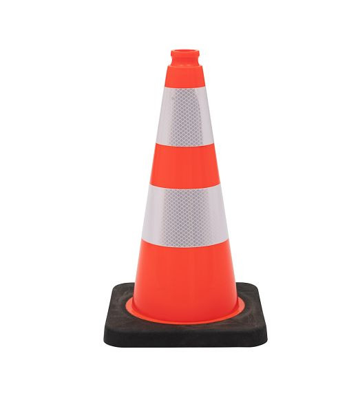 Ri-Traffic Verkehrskegel 50 cm, flexibles PVC, RA2 Reflexstreifen, 11-0050-02