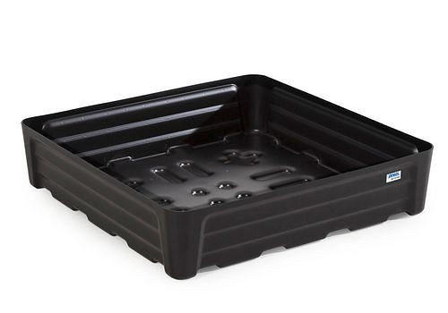 DENIOS Kleingebindewanne pro-line aus PE, ohne Gitterrost, 80 Liter, 784 x 784 x 180 mm, 248040