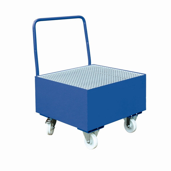 Eichinger Industrie Auffangwanne fahrbar, ohne Gitterrost, ohne Schiebebügel, 3013.1 enzianblau, 30130100000097