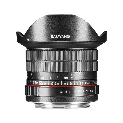 Samyang MF Fotoobjektiv 12mm F2,8 Fisheye Canon EF, 1021516
