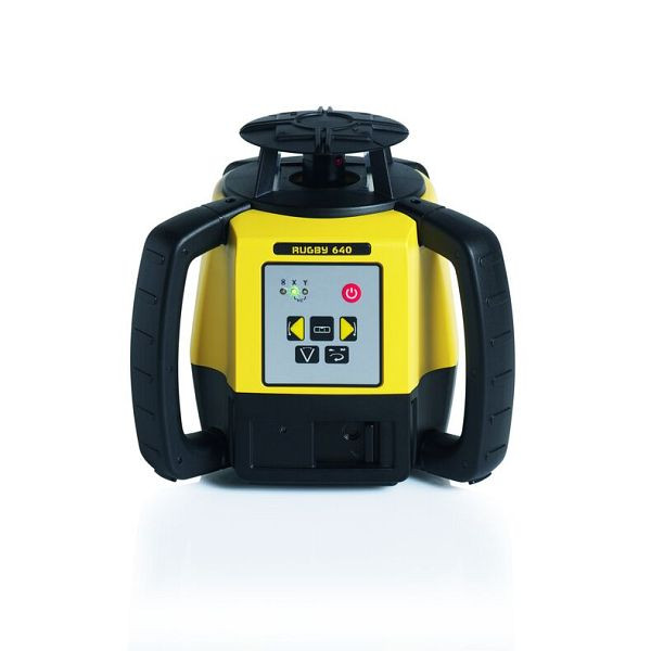 Leica Rugby 640 Laser im Koffer inkl. Alkaline Batterien, Rod-Eye 160 Digital mit Universalklammer, 6005989