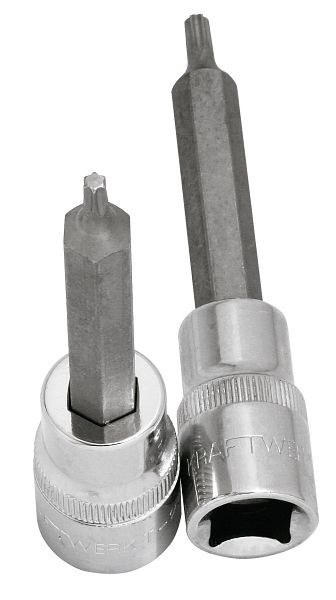 Kraftwerk 1/2" Lang-Bit-Steckschlüssel-Einsatz TX T10 100 mm, 335010