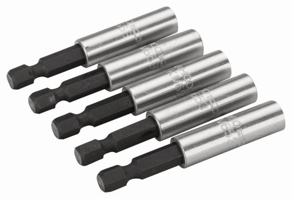 Bahco 1/4" Bithalter mit Dauermagnet, 5 Stück, KM653-5P