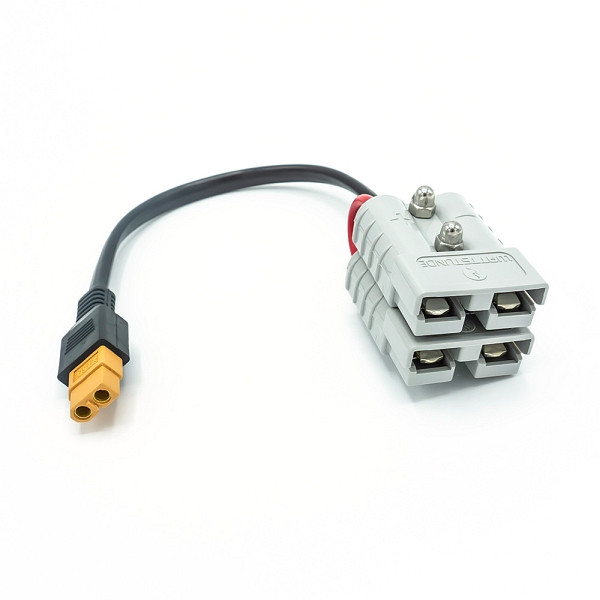 WATTSTUNDE AK-XT60-A50.2-P Y-Parallel-Stecker XT60 female auf 2x Anderson A50, 400-15095