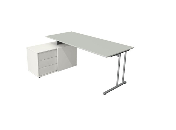 Kerkmann Komplettarbeitsplatz start-up, lichtgrau, 11494611