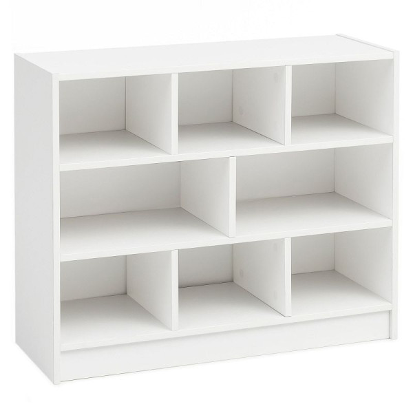 Wohnling Bücherregal Weiß 80 x 68,5 x 29,5 cm, Modern, WL5.819