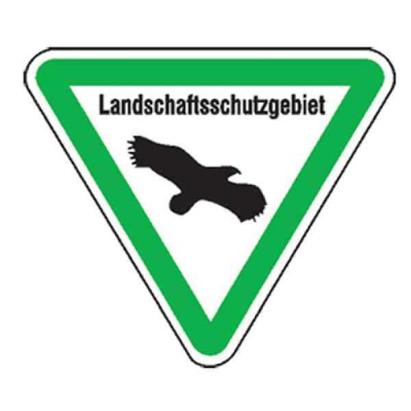 Stein HGS Natur- und Umweltschutzschild 'Landschaftsschutzgebiet', 630 mm, nicht reflektierend, uw060005s20